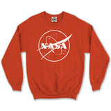 NASA 1 Color Logo Unisex Crew Sweatshirt