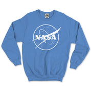 NASA 1 Color Logo Unisex Crew Sweatshirt