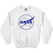 NASA 1 Color Logo Unisex Crew Sweatshirt