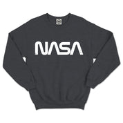 NASA Retro Worm Logo Unisex Crew Sweatshirt