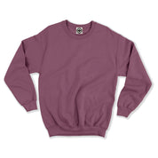 Unisex Go-To Crew Sweatshirt (Pigment Dyed) in Pigment Maroon