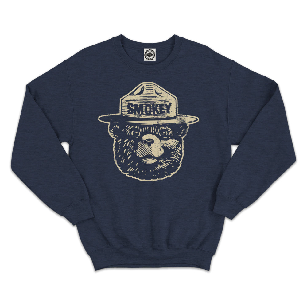 Official Smokey Bear "Reverse" Unisex Crew Sweatshirt