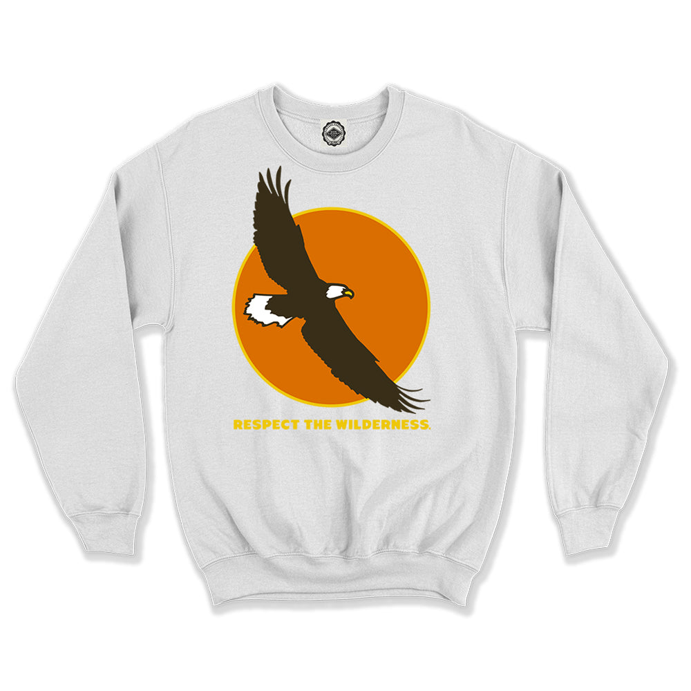 Respect The Wilderness Eagle Logo Unisex Crew Sweatshirt