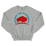 Respect The Wilderness Logo Unisex Crew Sweatshirt