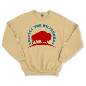 Respect The Wilderness Logo Unisex Crew Sweatshirt