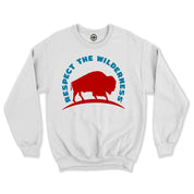 Respect The Wilderness Logo Unisex Crew Sweatshirt