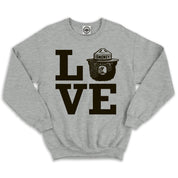 Smokey Bear Love Unisex Crew Sweatshirt