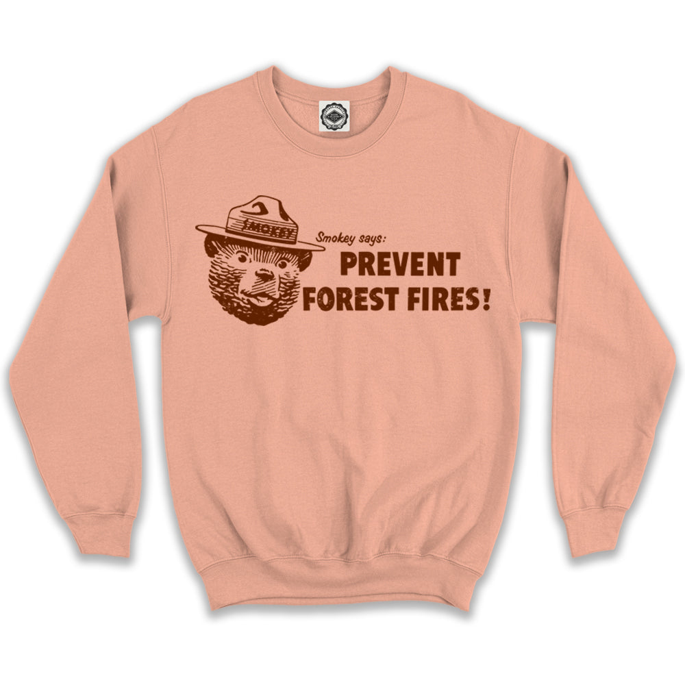 Smokey Bear "Smokey Says" Unisex Crew Sweatshirt