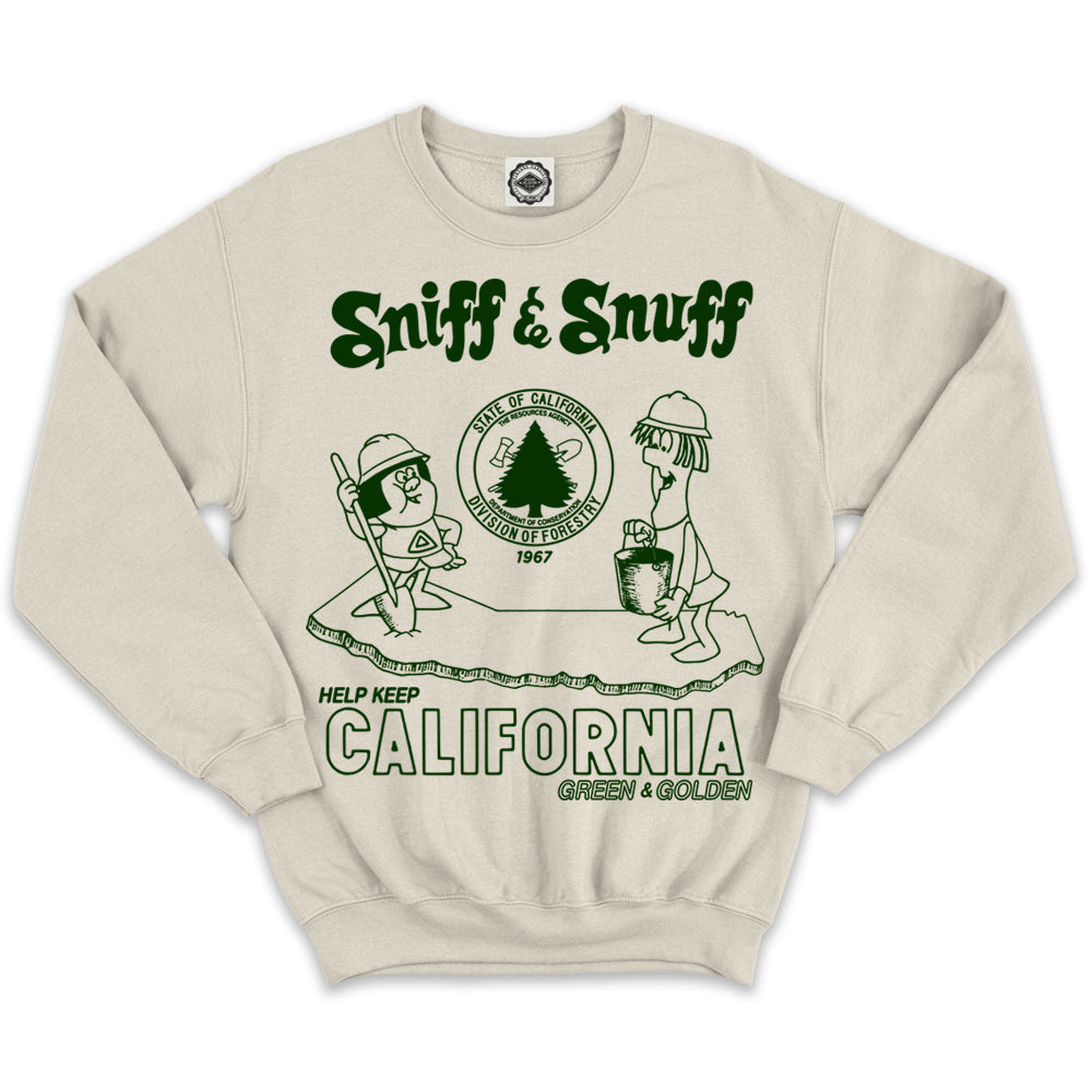Sniff And Snuff Unisex Crew Sweatshirt