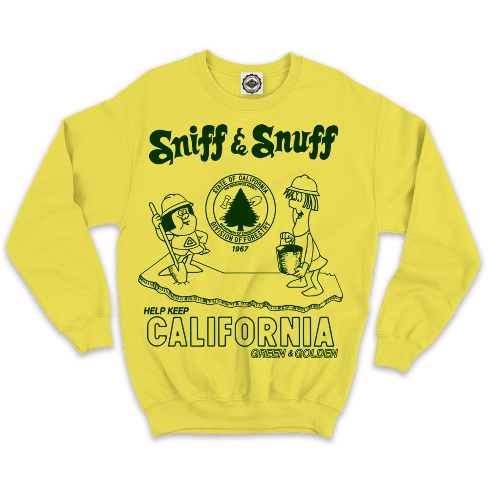 Sniff And Snuff Unisex Crew Sweatshirt