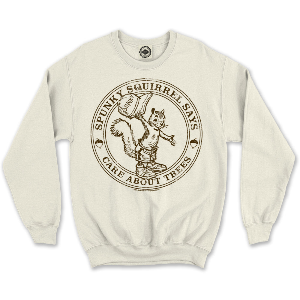 Spunky Squirrel Unisex Crew Sweatshirt