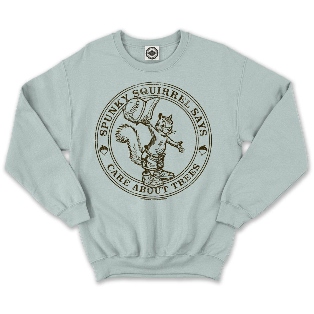 Spunky Squirrel Unisex Crew Sweatshirt