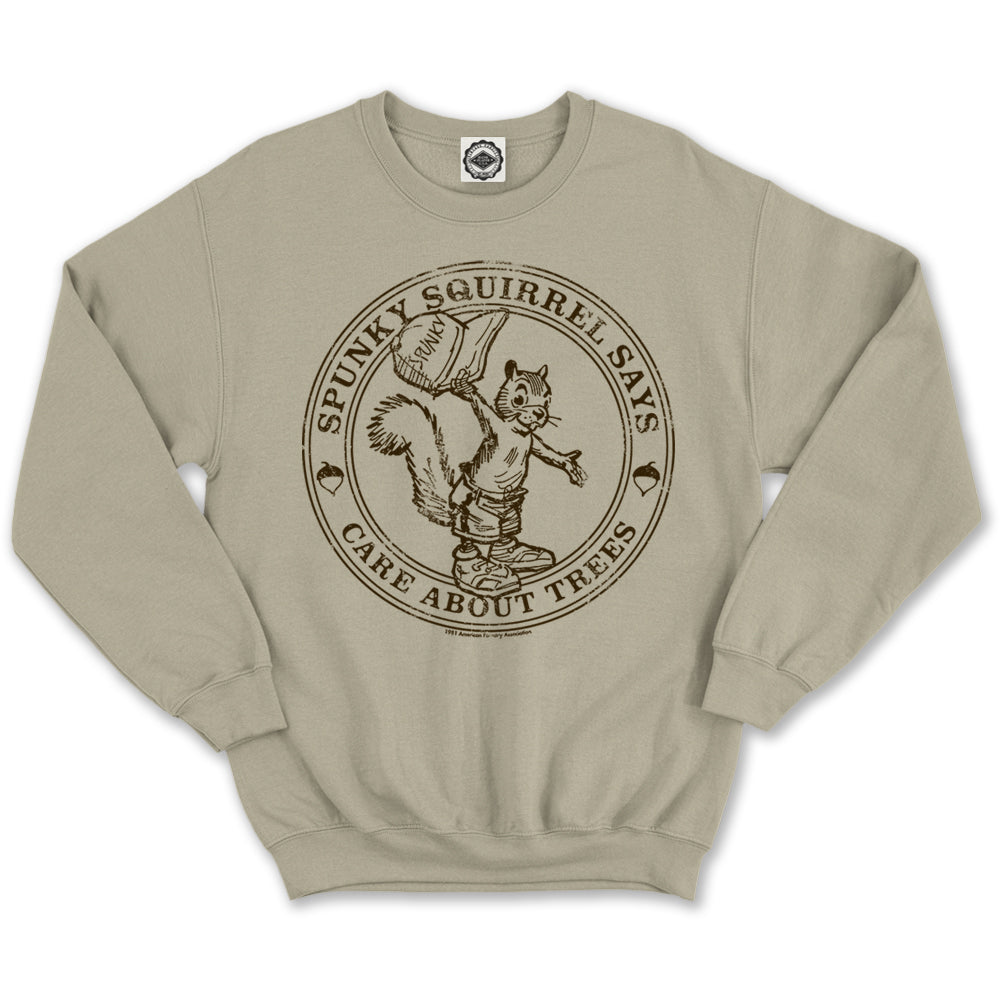 Spunky Squirrel Unisex Crew Sweatshirt