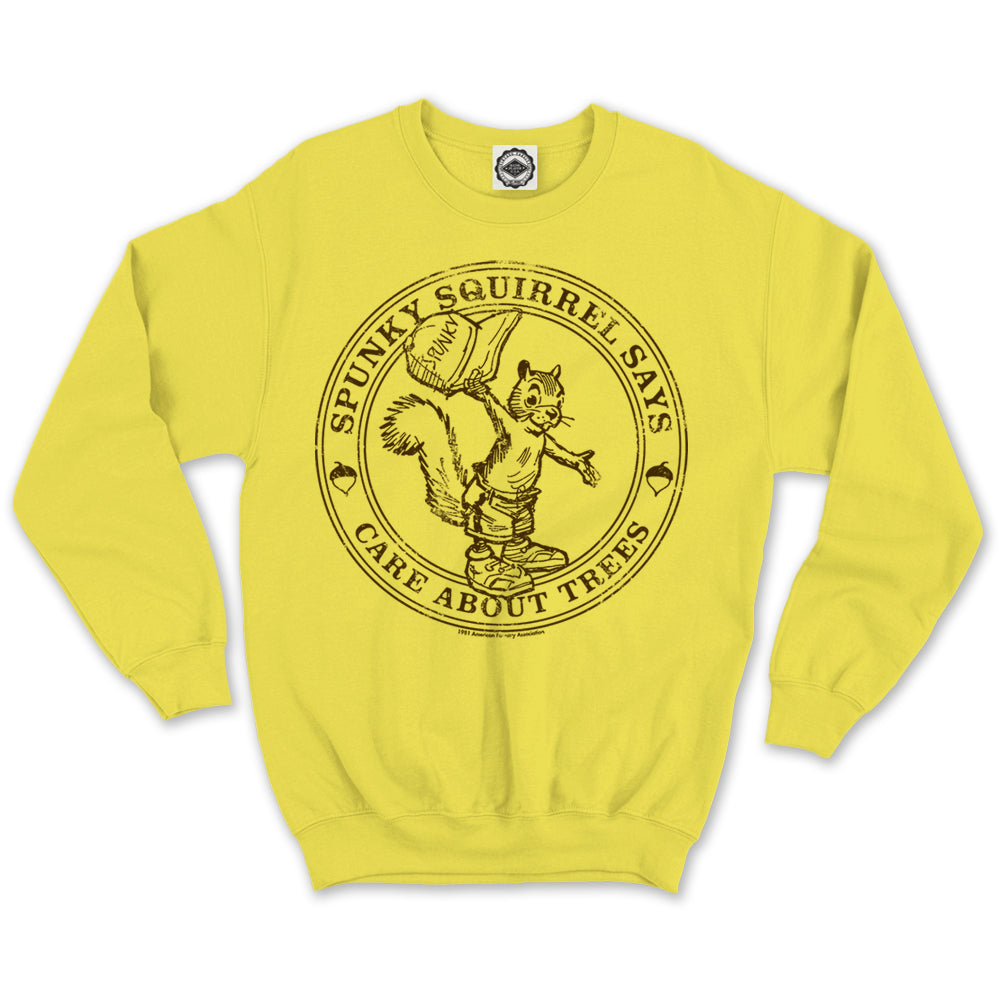Spunky Squirrel Unisex Crew Sweatshirt
