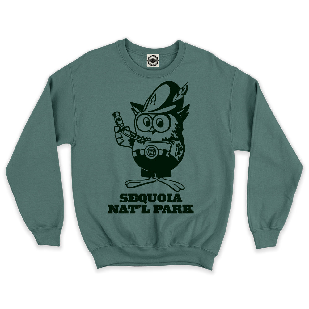 Woodsy Owl "Sequoia Nat'l Park" Unisex Crew Sweatshirt