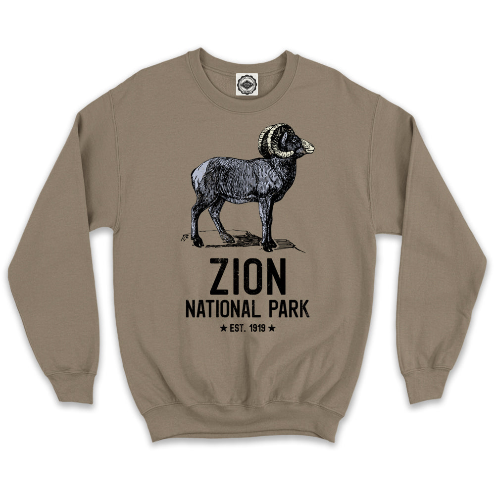 Zion National Park 1919 Unisex Crew Sweatshirt