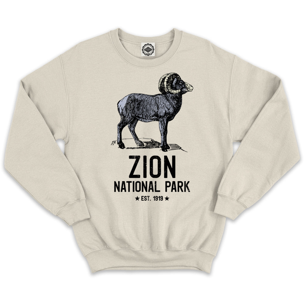 Zion National Park 1919 Unisex Crew Sweatshirt