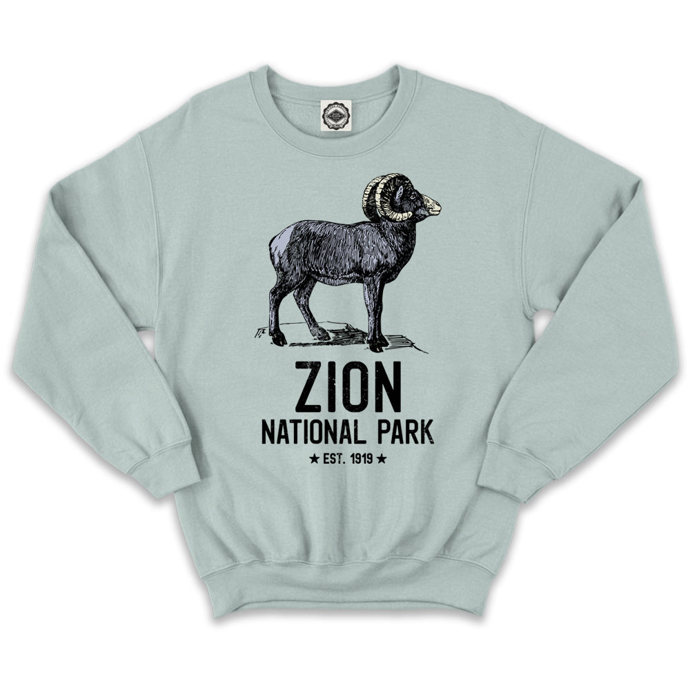 Zion National Park 1919 Unisex Crew Sweatshirt