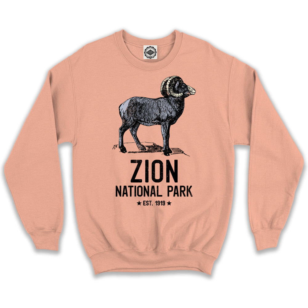 Zion National Park 1919 Unisex Crew Sweatshirt