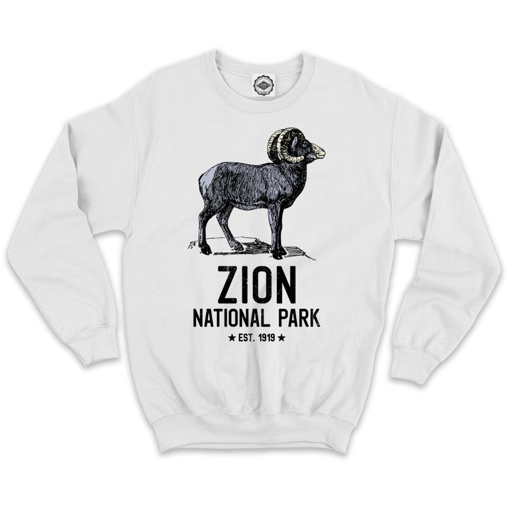 Zion National Park 1919 Unisex Crew Sweatshirt