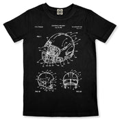 Football Helmet Patent Toddler Tee