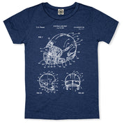 Football Helmet Patent Toddler Tee