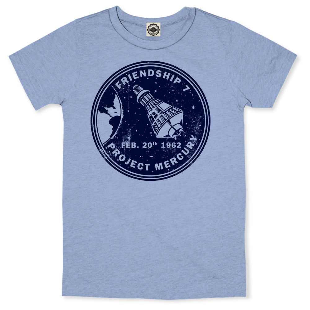 NASA Friendship 7 (Project Mercury) Logo Women's Boyfriend Tee