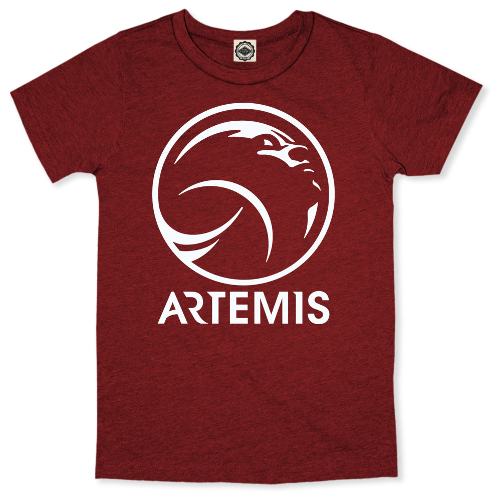 NASA Artemis "Woman On The Moon" Logo Women's Boyfriend Tee