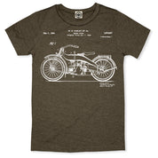 Harley-Davidson Motorcycle Patent Women's Boyfriend Tee