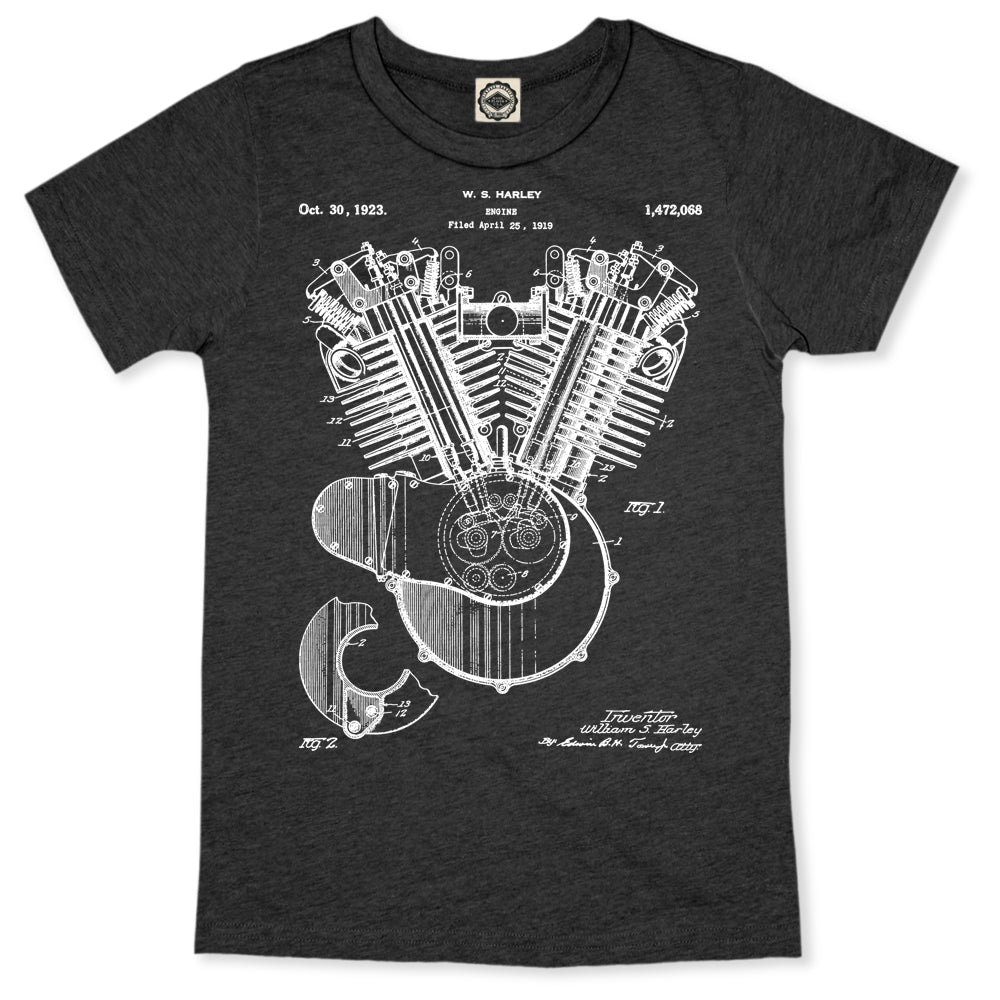 ★HARLEY-DAVIDSON COLLECTIONS★PIGMENT V-TWIN ENGINE TEE Harley-Davidson Engine Patent Unisex Tee – Hank Player