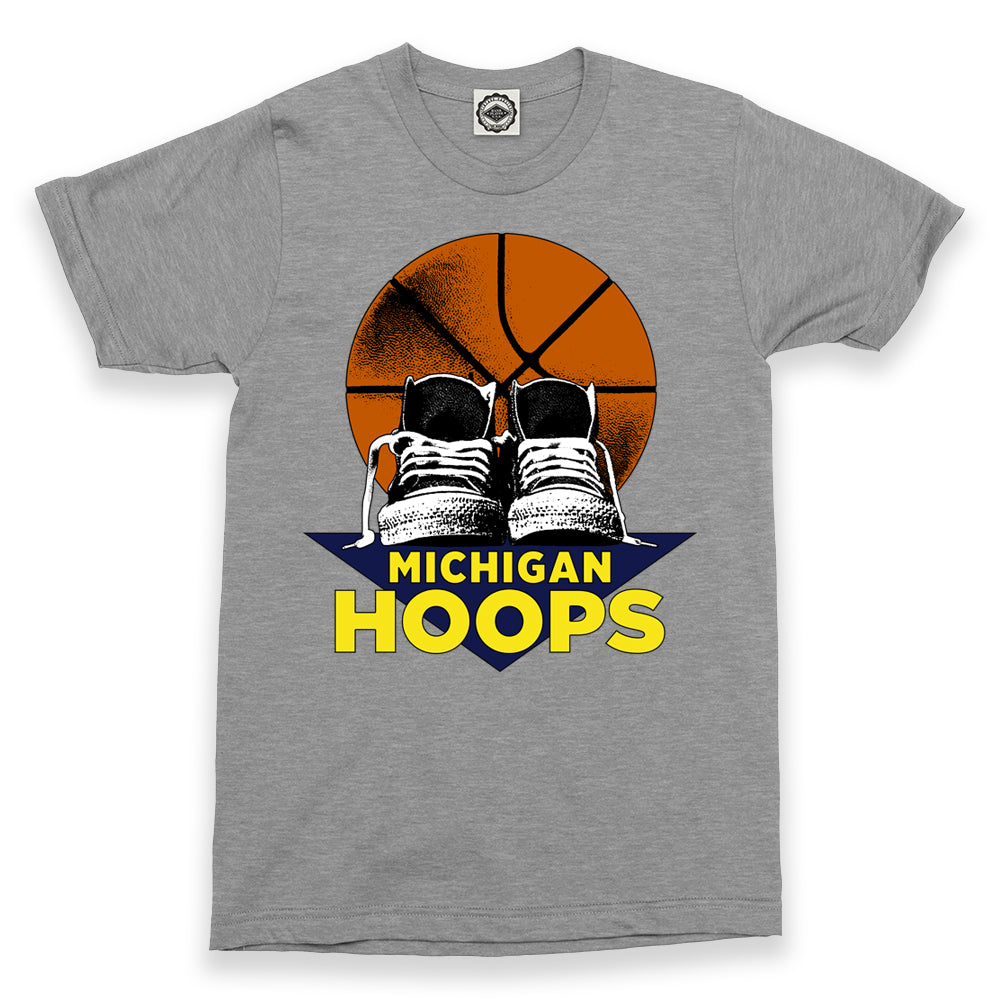 Michigan Basketball Hoops Heavyweight Men’s Tee