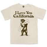 I Love You California Unisex Pigment Dyed Tee