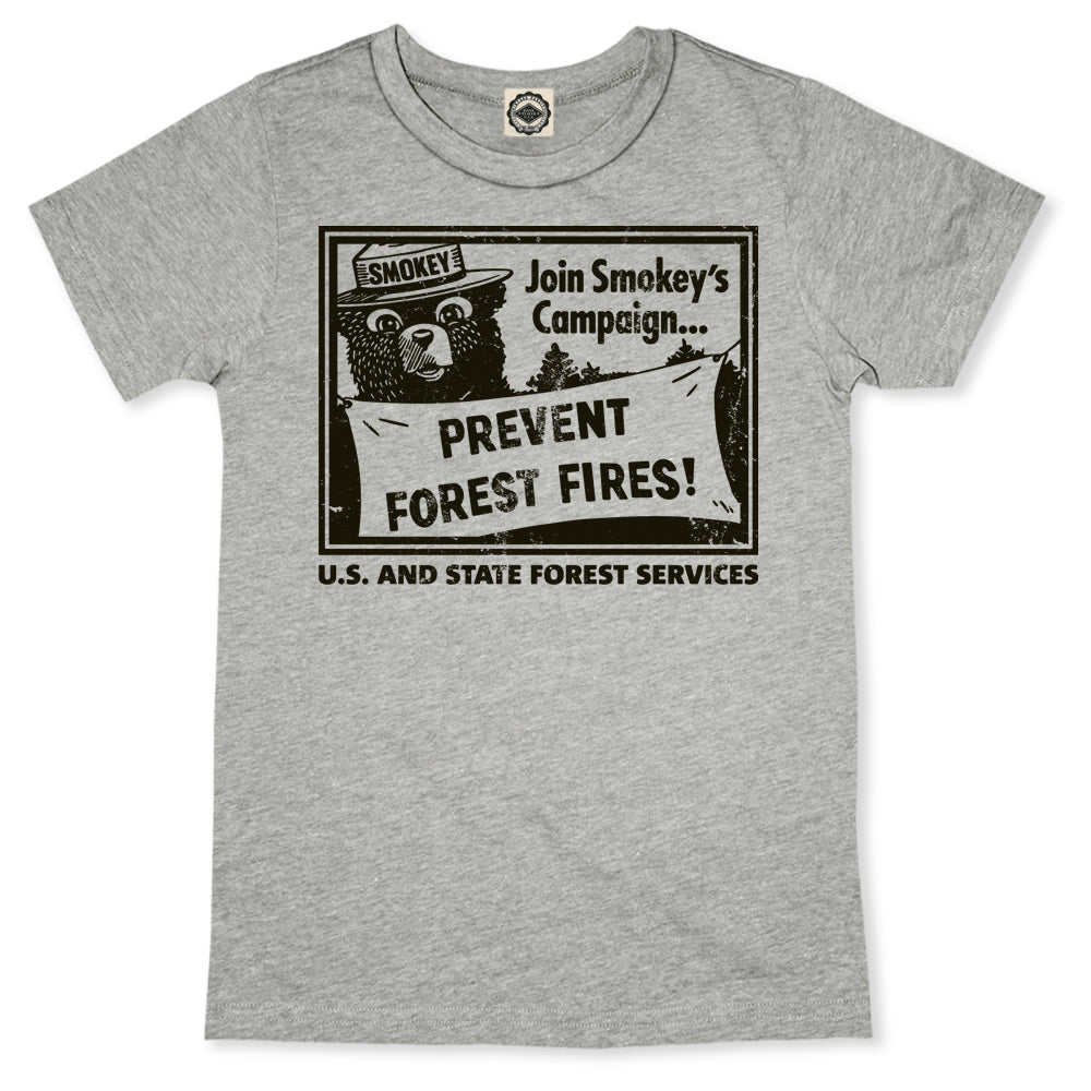 Smokey Bear "Join Smokey's Campaign" Toddler Tee