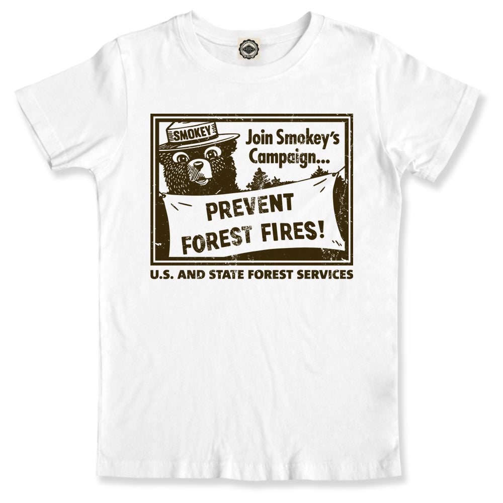 Smokey Bear "Join Smokey's Campaign" Toddler Tee