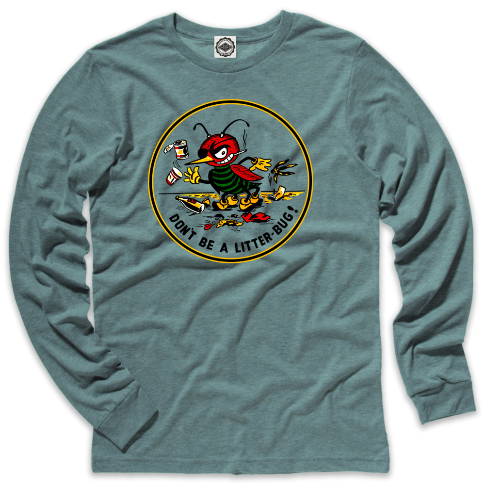 Vintage Litter-Bug Men's Long Sleeve Tee