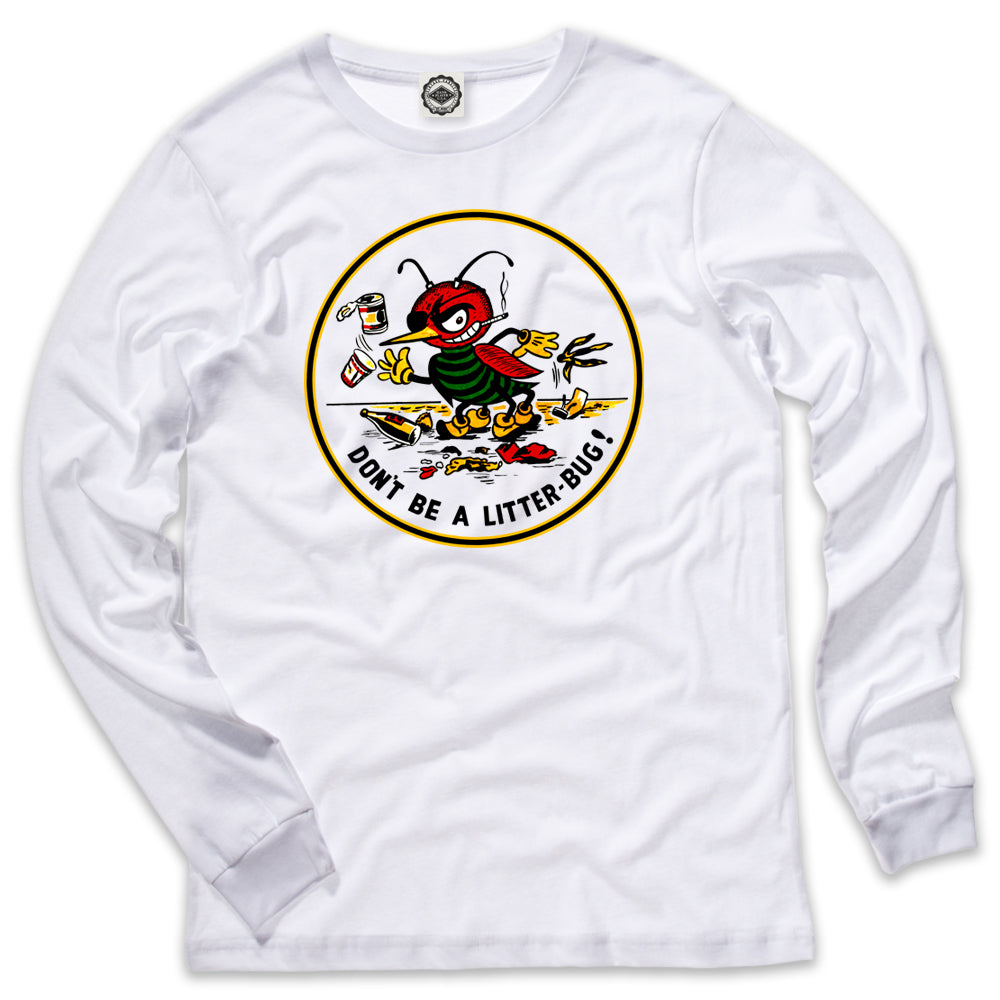 Vintage Litter-Bug Men's Long Sleeve Tee