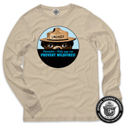 Smokey Bear Badge Men's Long Sleeve Tee