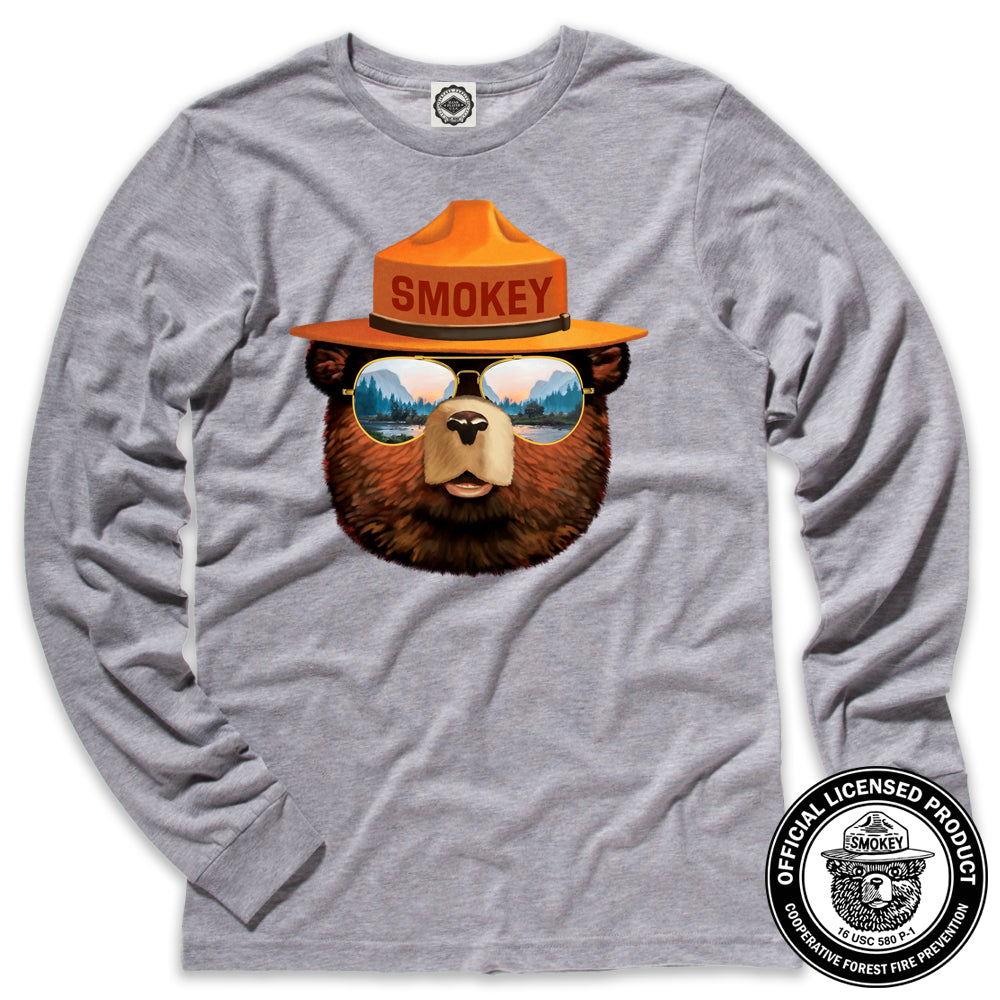 Smokey Bear Shades Men's Long Sleeve Tee