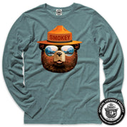 Smokey Bear Shades Men's Long Sleeve Tee