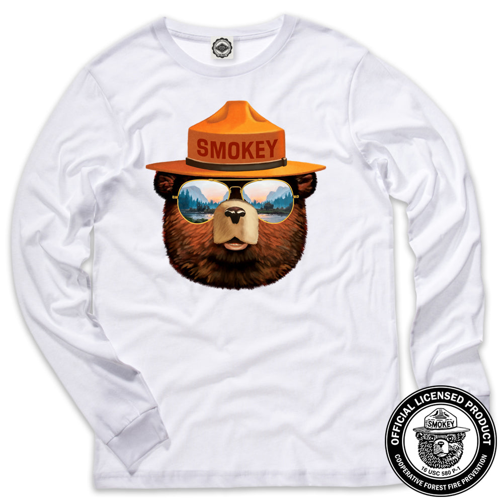 Smokey Bear Shades Men's Long Sleeve Tee