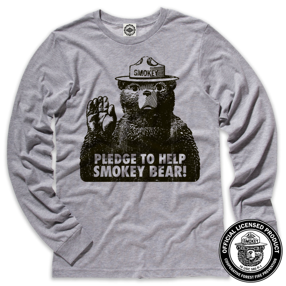 Smokey Bear's Pledge Men's Long Sleeve Tee