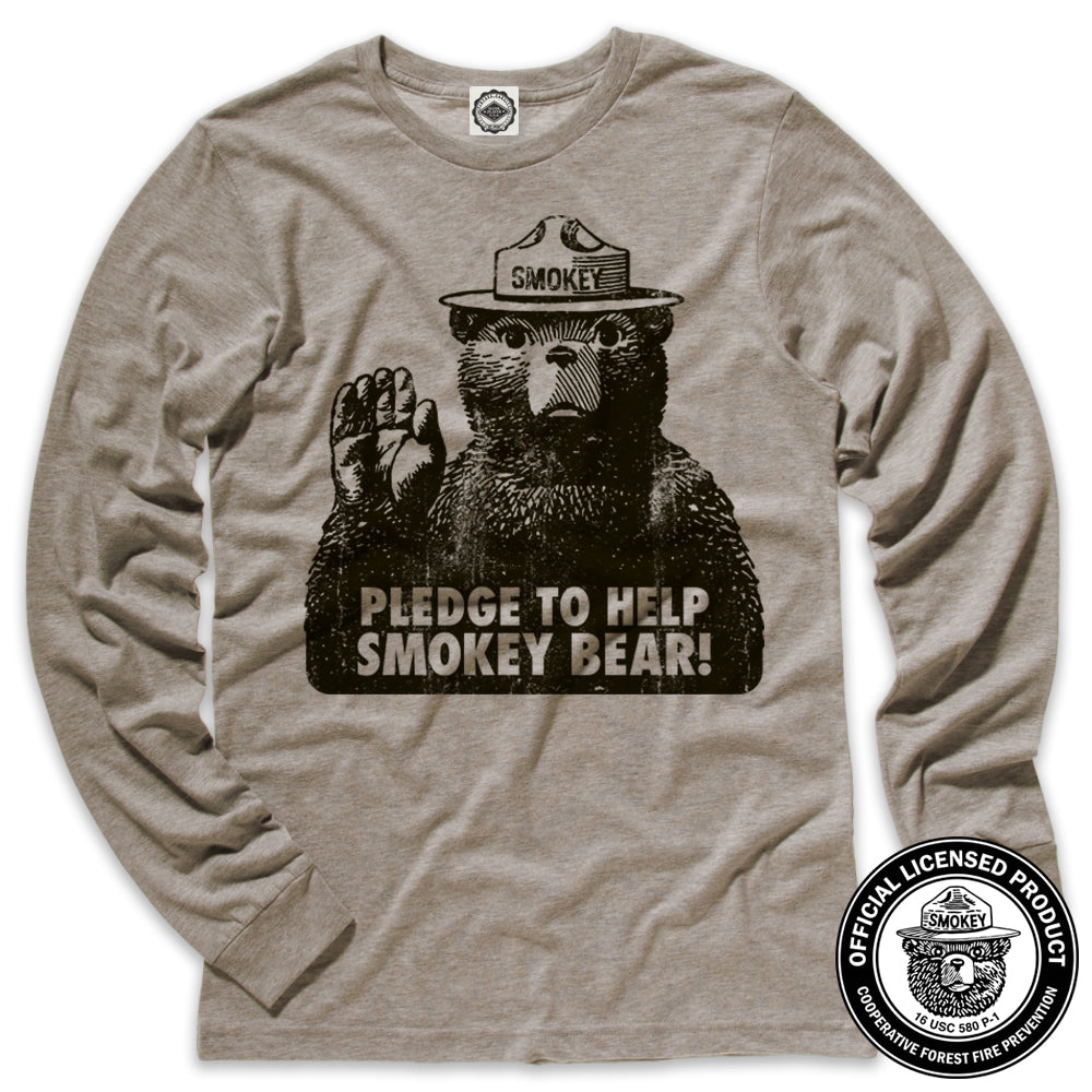 Smokey Bear's Pledge Men's Long Sleeve Tee