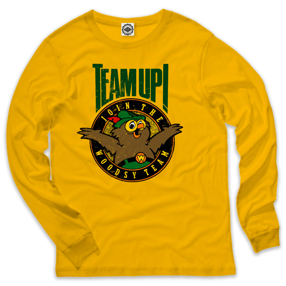 Woodsy Owl "Team Woodsy" Men's Long Sleeve Tee