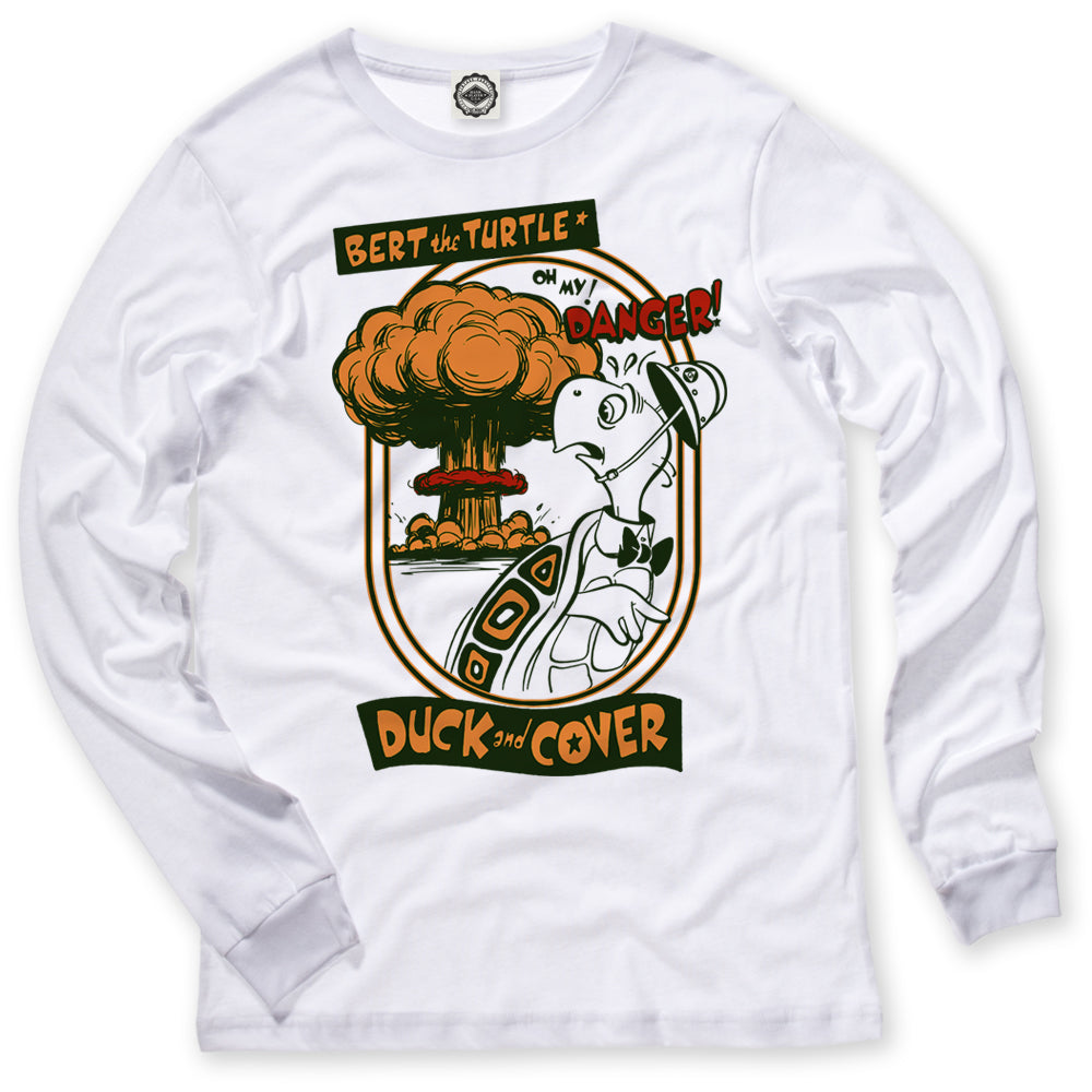 Bert The Turtle "Oh My Danger!" Long Sleeve Unisex Tee