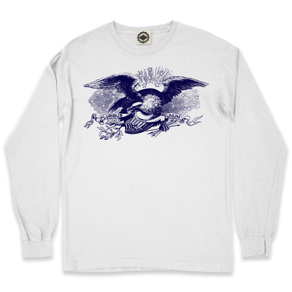 American Eagle (E Pluribus Unum) Men's Long Sleeve Pigment Dyed Tee