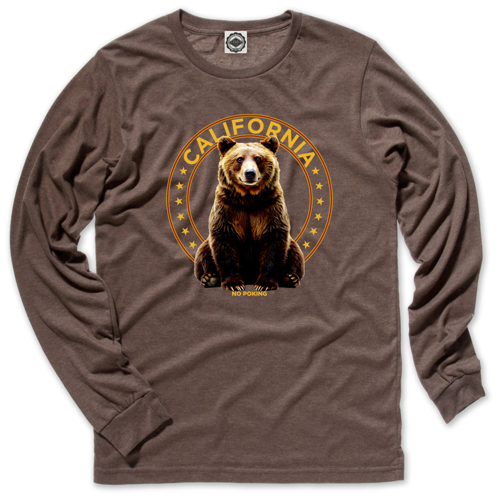 California "No Poking The Bear" Unisex Long Sleeve Tee
