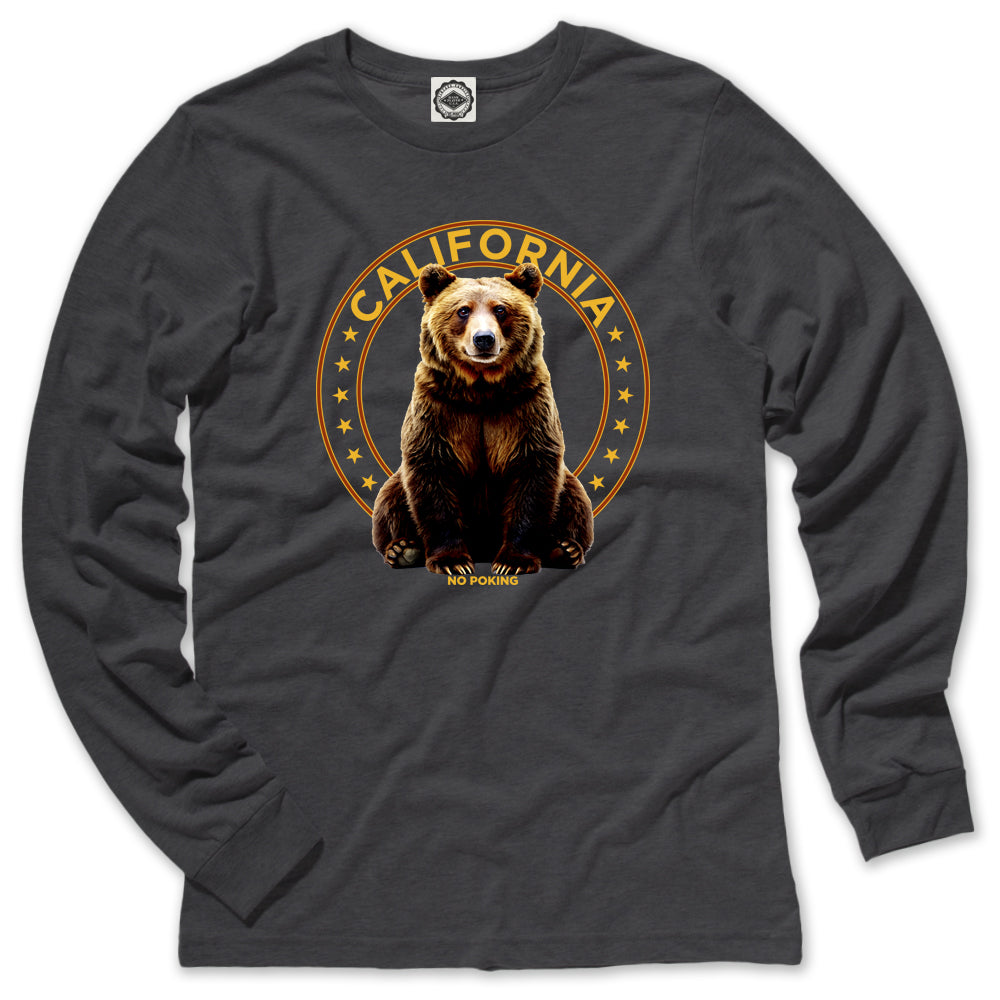 California "No Poking The Bear" Unisex Long Sleeve Tee