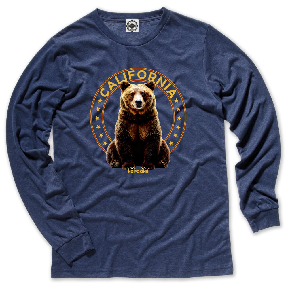 California "No Poking The Bear" Unisex Long Sleeve Tee