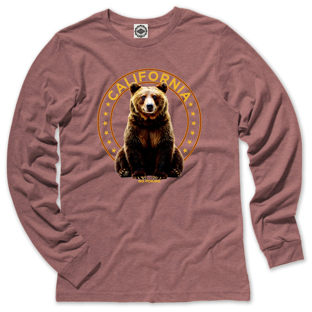 California "No Poking The Bear" Unisex Long Sleeve Tee