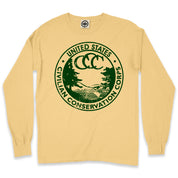 CCC (Civilian Conservation Corps) Men's Long Sleeve Pigment Dyed Tee